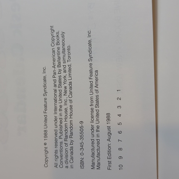 1988 - 1989 Garfield desk calendar United Feature Syndicate collectible Vintage - Picture 4 of 9